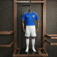 Italy Home FIFA World Cup 2026 Shirt + Shorts + Socks Kit Football Team Shirt Jersey