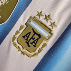 Argentina Home FIFA World Cup 2026 Shirt + Shorts + Socks Kit Football Team Shirt Jersey