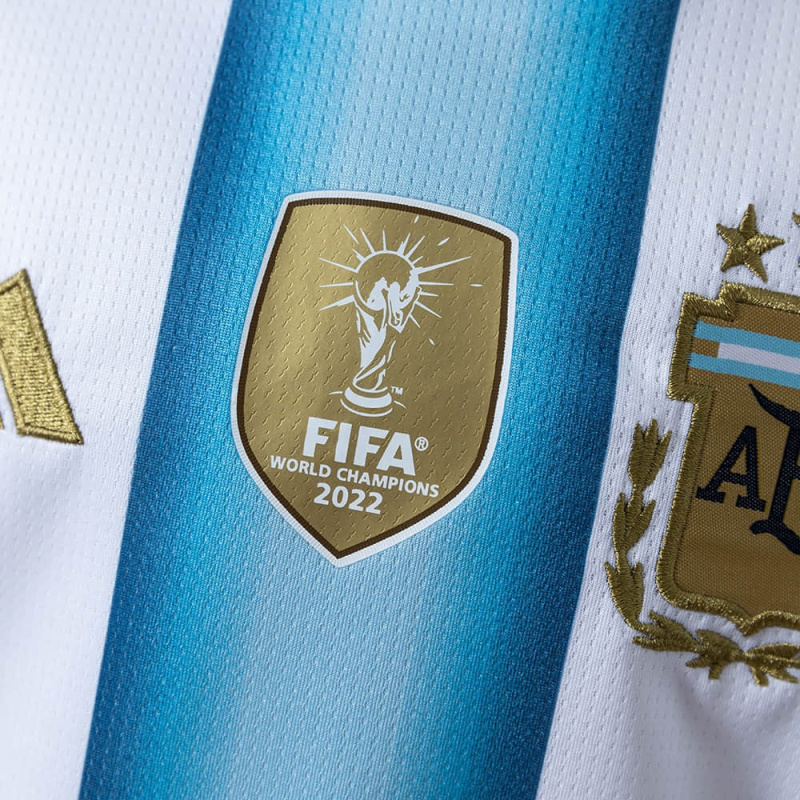 KIDS Argentina Home FIFA World Cup 2026 Shirt + Shorts + Socks Kit Football Team Shirt Jersey