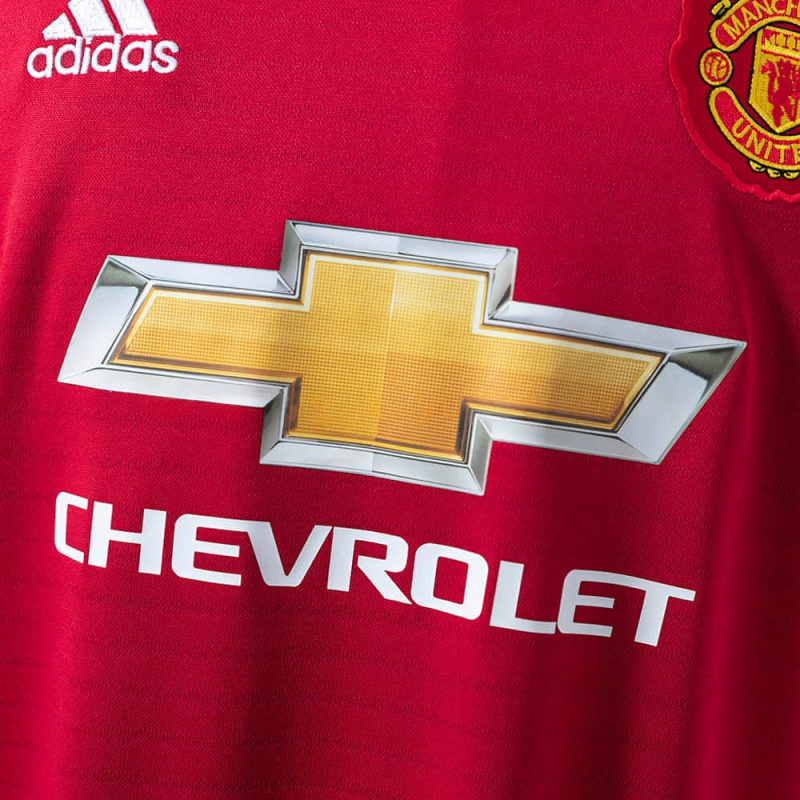 Retro Manchester United Home Long-Sleeve 2018/19 Season Football Jersey Sports Shirt