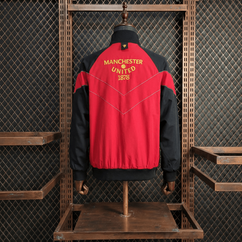 Windbreaker Jacket Manchester United 06/07 Retro Season Football Jersey Sports Shirt