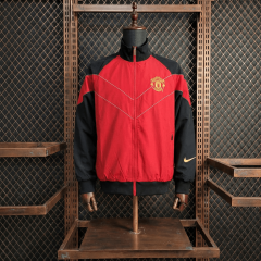 Windbreaker Jacket Manchester United 06/07 Retro Season Football Jersey Sports Shirt