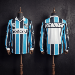 Retro Gremio Home Long-Sleeve 97/98 Season Football Jersey Sports Shirt