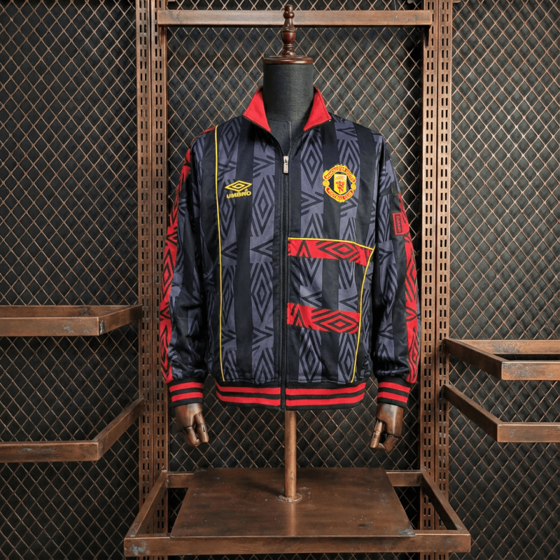 Windbreaker Jacket Manchester United 92/94 Retro Season Football Jersey Sports Shirt