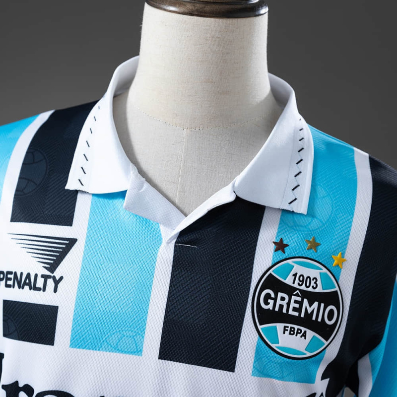 Retro Gremio Home Long-Sleeve 97/98 Season Football Jersey Sports Shirt