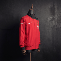 Windbreaker Jacket Manchester United 07/08 Retro Season Football Jersey Sports Shirt