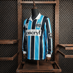 Retro Gremio Home Long-Sleeve 97/98 Season Football Jersey Sports Shirt