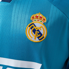 Retro Real Madrid Third Away Long-Sleeved 99/00  Season Football Jersey Sports Shirt