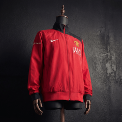 Windbreaker Jacket Manchester United 07/08 Retro Season Football Jersey Sports Shirt