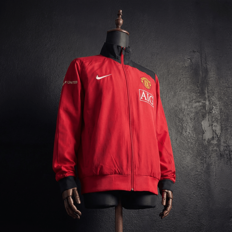 Windbreaker Jacket Manchester United 07/08 Retro Season Football Jersey Sports Shirt