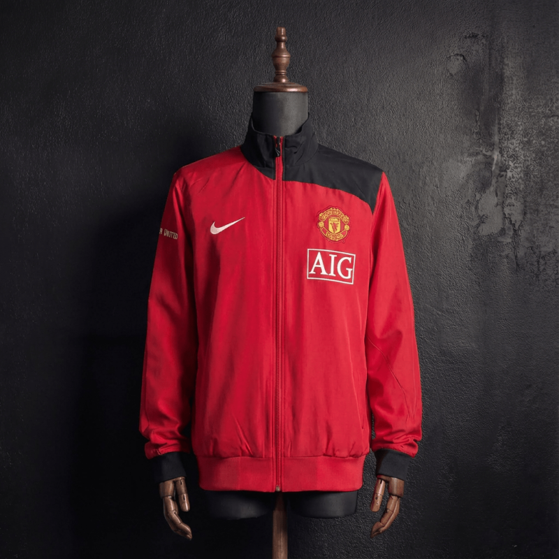 Windbreaker Jacket Manchester United 07/08 Retro Season Football Jersey Sports Shirt