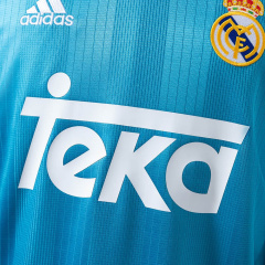 Retro Real Madrid Third Away Long-Sleeved 99/00  Season Football Jersey Sports Shirt