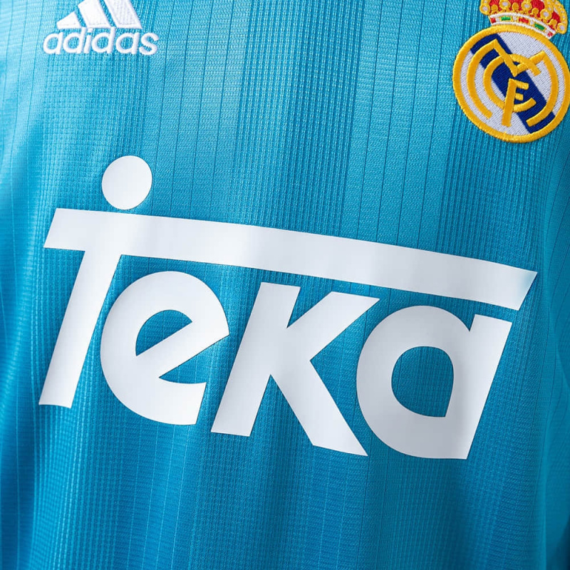 Retro Real Madrid Third Away Long-Sleeved 99/00  Season Football Jersey Sports Shirt