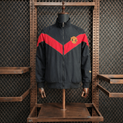 Windbreaker Jacket Manchester United 06/07 Retro Season Football Jersey Sports Shirt