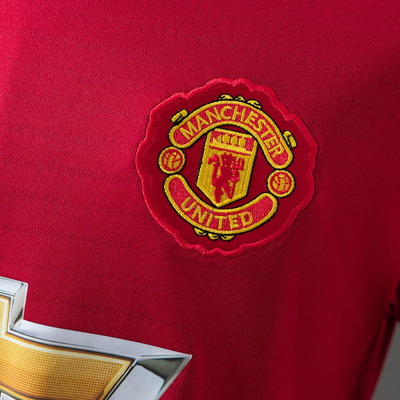Retro Manchester United Home Long-Sleeve 2018/19 Season Football Jersey Sports Shirt