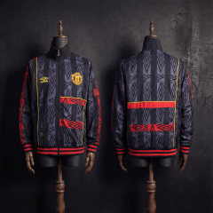 Windbreaker Jacket Manchester United 92/94 Retro Season Football Jersey Sports Shirt