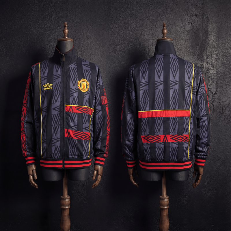 Windbreaker Jacket Manchester United 92/94 Retro Season Football Jersey Sports Shirt