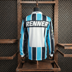Retro Gremio Home Long-Sleeve 97/98 Season Football Jersey Sports Shirt