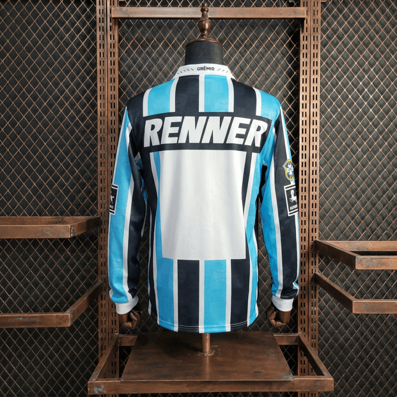 Retro Gremio Home Long-Sleeve 97/98 Season Football Jersey Sports Shirt