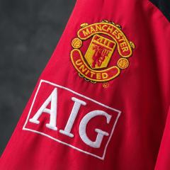 Windbreaker Jacket Manchester United 07/08 Retro Season Football Jersey Sports Shirt