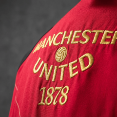 Windbreaker Jacket Manchester United 06/07 Retro Season Football Jersey Sports Shirt