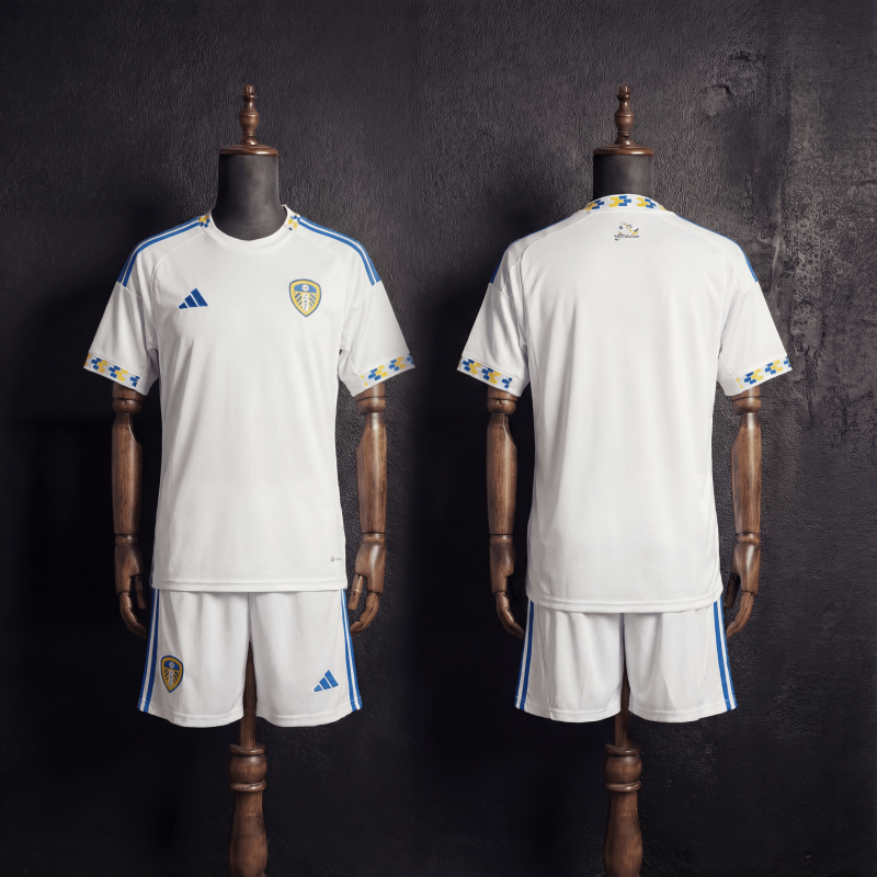 KIDS Leeds United Home 2025/2026 New Season Football Jersey Sports Shirt
