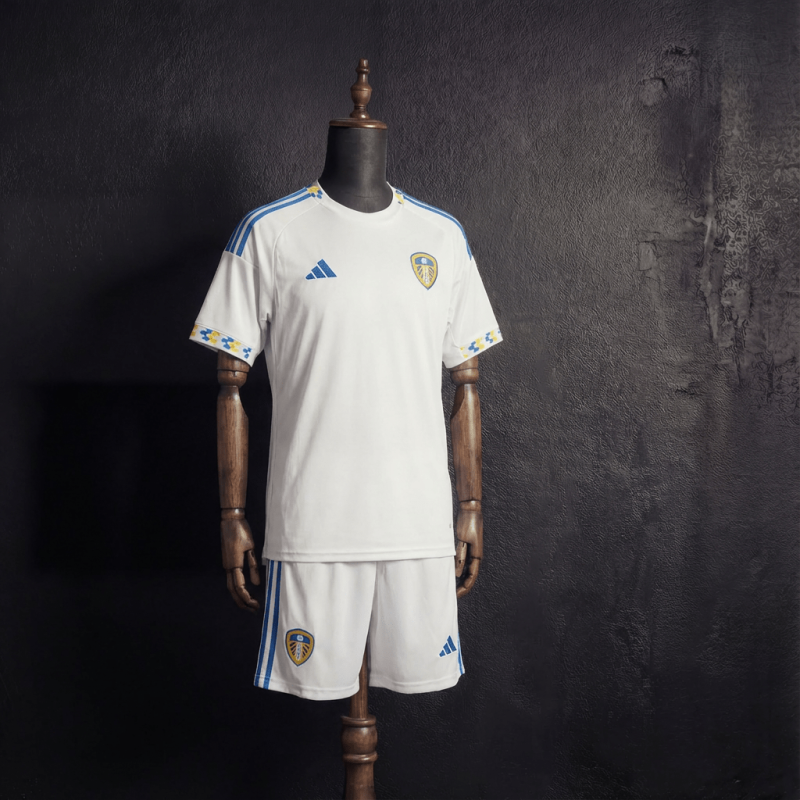 KIDS Leeds United Home 2025/2026 New Season Football Jersey Sports Shirt