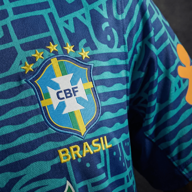 Copa America Brazil Training Kit 2024 Season Football Jersey Sports Shirt
