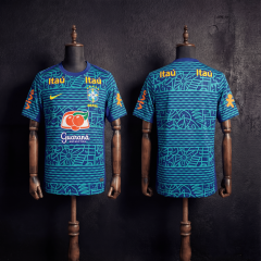 Copa America Brazil Training Kit 2024 Season Football Jersey Sports Shirt