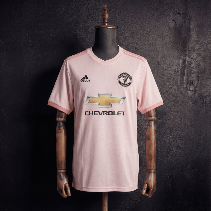 Retro Manchester United Away 18/19 Season Football Jersey Sports Shirt