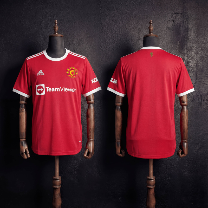 Retro Manchester United Home 2021/22 Season Football Jersey Sports Shirt