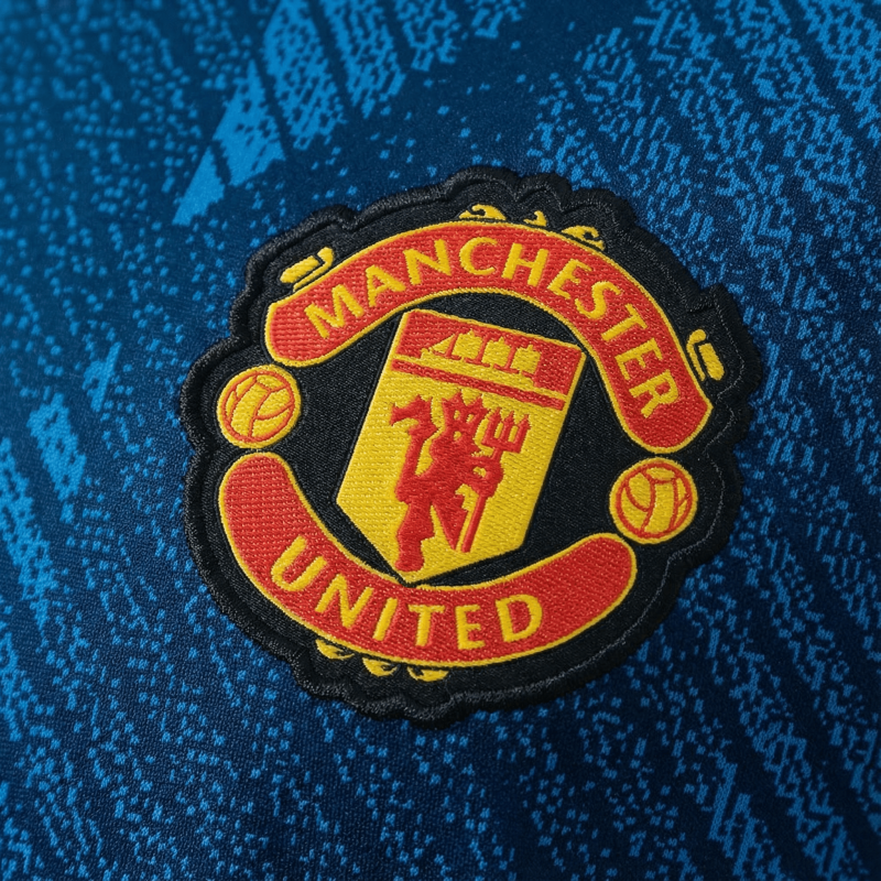 Retro Manchester United Third Away 2021/22 Season Football Jersey Sports Shirt