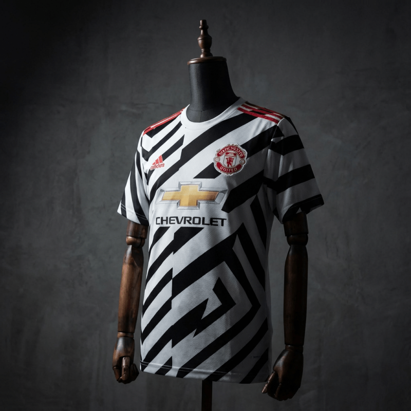 Retro Manchester United Third Away 2020/21 Season Football Jersey Sports Shirt