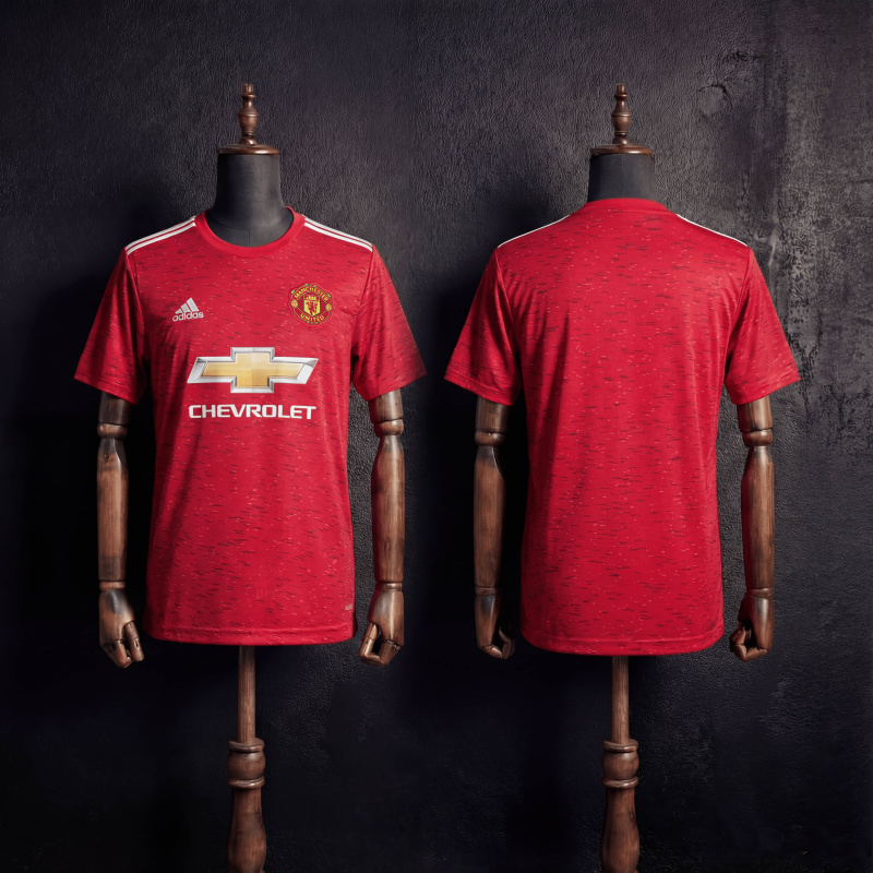 Retro Manchester United Home 2020/21 Season Football Jersey Sports Shirt