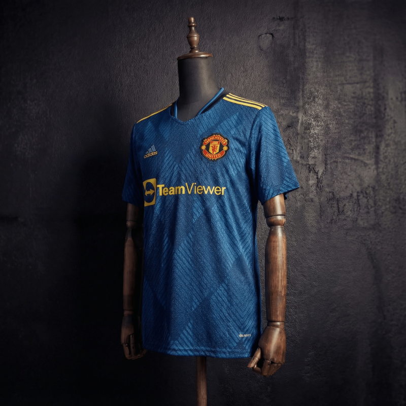 Retro Manchester United Third Away 2021/22 Season Football Jersey Sports Shirt