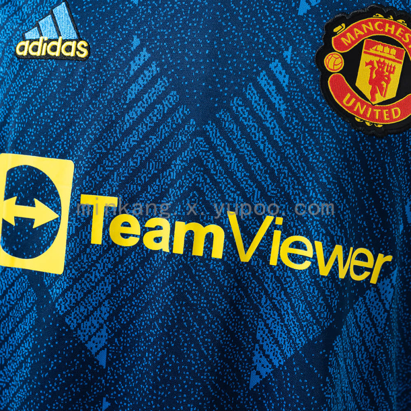 Retro Manchester United Third Away 2021/22 Season Football Jersey Sports Shirt