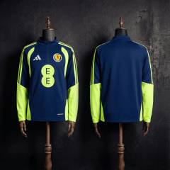 Scotland Long-sleeved half-pull training  2025/2026 New Season Football Jersey Sports Shirt