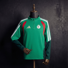 Algeria Long-sleeved half-pull training 2026 New Season Football Jersey Sports Shirt