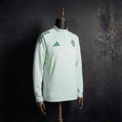 Zaragoza Long-sleeved half-pull training  2025/2026 New Season Football Jersey Sports Shirt