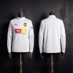 Valencia Long-sleeved half-pull training  2025/2026 New Season Football Jersey Sports Shirt