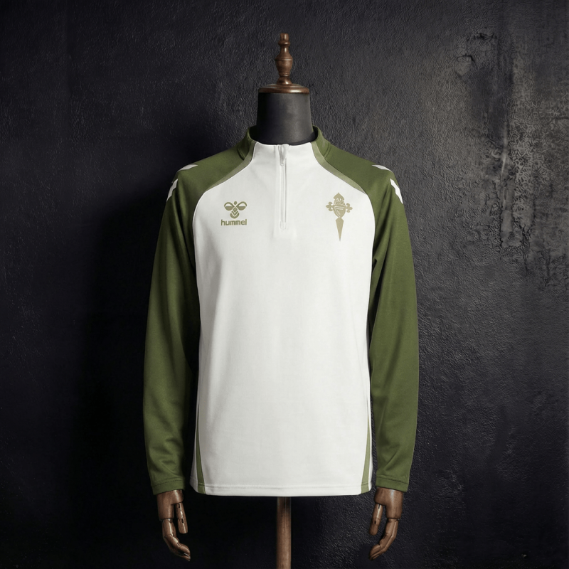 Celta de Vigo Long-sleeved half-pull training 2025/2026 new season football jersey sports shirt