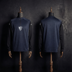 Malaga Long-sleeved half-pull training 2025/2026 New Season Football Jersey Sports Shirt