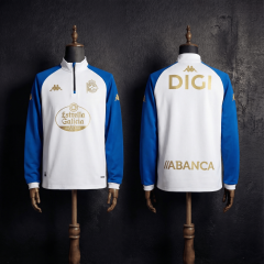 Deportivo La Coruna Long-sleeved half-pull training  2025/2026 New Season Football Jersey Sports Shirt