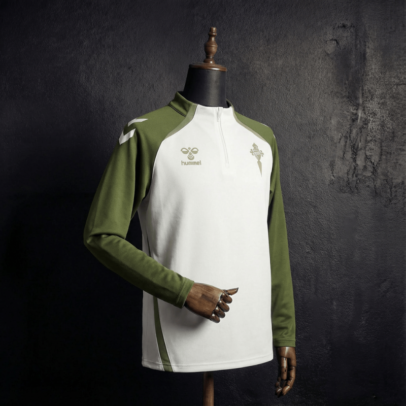 Celta de Vigo Long-sleeved half-pull training 2025/2026 new season football jersey sports shirt