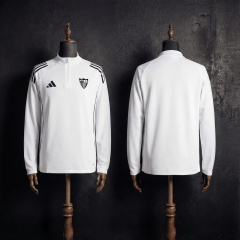 Malaga Long-sleeved half-pull training 2025/2026 New Season Football Jersey Sports Shirt