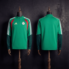 Algeria Long-sleeved half-pull training 2026 New Season Football Jersey Sports Shirt