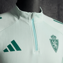 Zaragoza Long-sleeved half-pull training  2025/2026 New Season Football Jersey Sports Shirt