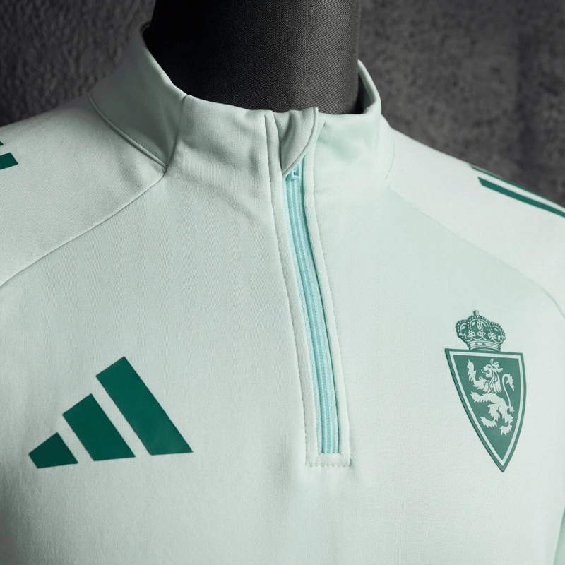 Zaragoza Long-sleeved half-pull training  2025/2026 New Season Football Jersey Sports Shirt