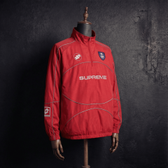 Men's Supreme Half-Zip Racing Jacket with Reflective Straps