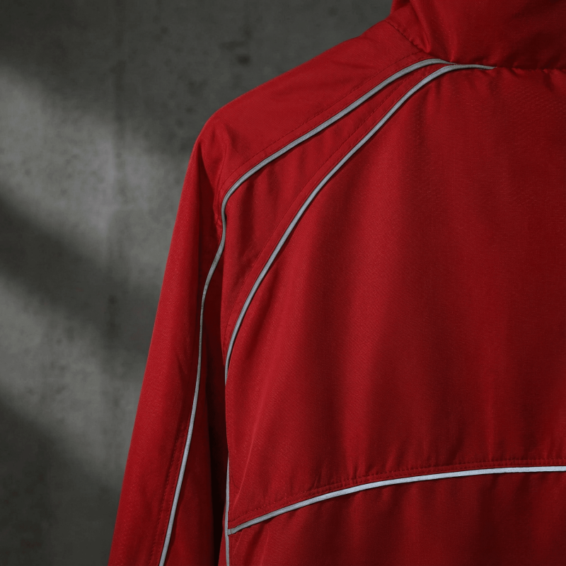 Men's Supreme Half-Zip Racing Jacket with Reflective Straps